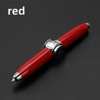 Gyro Multi-Functional Pen Decompression Finger Rotation Toy Fidget Spinner Led Light Ballpoint Pen Metal Gyro Pen Gift
