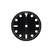 NH35 28,5 mm žalias šviečiantis S ciferblatas SUB Mariner laikrodžio ciferblatas, tinkamas NH35 NH36 4R36 mechanizmui, laikrodžio priedai, laikrodžio ciferblato įrankiai juoda
