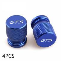 For Porsche GTS Cayenne Cayman Panamera Macan 911 718 928 901 4pcs Car Wheel Tire Valve Caps Tyre Stem Covers Airdust Waterproof armijos žalia spalva