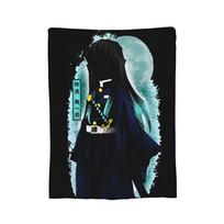 Muichiro Tokito  Blankets Fleece Textile Decor Multi-function Lightweight Throw Blankets for Bed Travel Bedding Throws 100x150cm