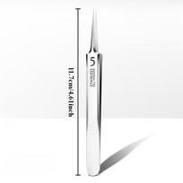Professional Extra Fine No. 5 Cellular Acne Blackhead Tweezers - Facial Beauty Remove Acne Needle Tools for Skin Care sidabras