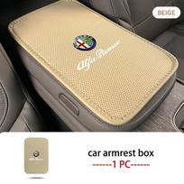Car Armrest Box Pad Center Console Protector Heightening Mat For Alfa Romeo 159 Giulietta Giulia 147 Mito 156 159 166 GT Stelvio