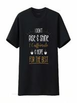I Caffeinate Hope For The Best Funny Coffee Lover T Shirt Black 2X Large Vintage Washed Homme Stretched Slightly S įvairiaspalvis