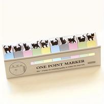 1Pc Lovely Stationery Mini Portable Gift Office Home Paper Cats School Memo Pad Animal Multi Color Memo Book