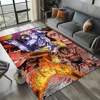 3D Cartoon Record of Ragnarok Anime 27 Style New Carpet Rug for Living Room Bedroom Home Sofa Decoration,Kids Non-slip Floor Mat 40x60cm( 15x23in )