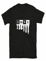 Chess Elements Pieces Unisex T-Shirt Chess Player Gift Tee Tops Men Women Casual Crewneck T-Shirt Summer Daily Life Cotton Tees S įvairiaspalvis