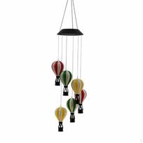 Solar Air Balloon Wind Chime Color Changing Light Automatic On/Off LED
