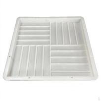 Walk Maker DIY Stepping Stone, 22Pack 50 cm Square Casting Pathmaker, Paving Pattern for