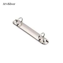 A4/B5/A5/A6/A7 Metal Loose-leaf Binding Clips Colorful Spiral Binder File Folder DIY Album Diary Clips Ring Notebook Accessory