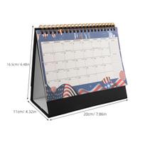 2026 Mini Desk Calendar Standing Daily Schedule Planner Smooth Turning Pages Compact Size Small Desktop Calendar for Office Home juoda