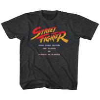 Street Fighter Start Screen Vintage Smoke Gaming  Children's T-shirt 120