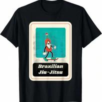 Jiu-JItsu Cartoon Hot Sauce Bottle, MMA, Wrestling, Boxing T-Shirt S įvairiaspalvis
