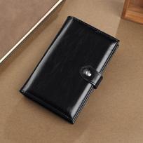 RFID Blocking Passport Wallet Travel Organizer PU Leather Card Holder Coin Purse Multifunction Clutch Wallet juoda