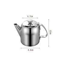 Short Spout Teapot Thickened Cold Kettle Drinkware Stainless Steel Coffee Pot  Hotel 20oz