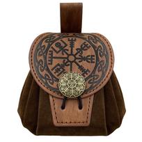 Vintage Drawstring Fanny Packs Steampunk Belt Bag Portable Waist Coin Purse  Cosplay Style B