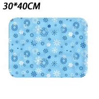 Pet Ice Mat Summer Cooling Pad For Single Use Cool Soft Ice Cushion 30x40cm mėlyna