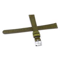 Watch Genuine Leather with Care Instructions [Seiko] Band, 12mm, Strap, Women's, (Green) žalia