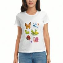 Cute Iceberg Hug Wounisex's Cotton T Shirt, Premium Cotton Print, Durable, Casual And Fashionable. Global Warming And Iceberg Illustration , Cool Ship S įvairiaspalvis