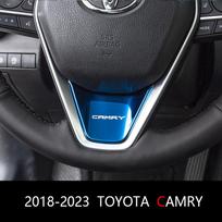 Naudotas Toyota Camry vairo dekoravimo lipdukui 2019 2020 2021 2022 2023 Corolla RAV4 Avalon Auto Accessory 3D Car mėlyna