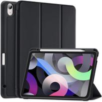 „Smart iPad 10th 10.9 Case 2022“, skirtas „iPad 10th 10.9“, modelis A2757 A2777 kartos dangtelis belaidis įkrovimas su pieštuko laikikliu iPad 5th 6th 9.7 juoda