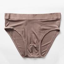 Yuyue Men's Breathable Mid-Waist Mulberry Silk Briefs - Comfortable, Skin-Friendly, Large Size Shorts. L ruda