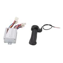 24V 500W Motor Brushed Controller with Throttle Twist Grip Low Noise for Wind Turbine Scooters