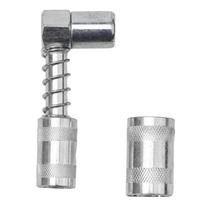 Adapter With Sleeve Carbon 90 Degree Grease Nozzle Adapter  3 Jaw Coupler Grease Fitting Tool For Hand-operated Grease Tools China Mainland