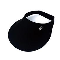 MEET SUNNY Summer Sport Wide Brim Sun Visor Hat Adult juoda