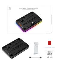 PS5/PS5 Slim Cooling & Storage Stand with Headphone Holder and RGB Lights JYS-P5225 juoda