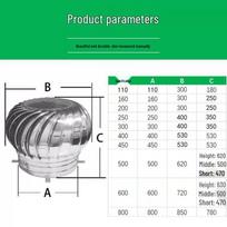 Jianjing 304 nerūdijančio plieno vėjalentė stogo ventiliacijos anga 201 Stainless Extra Thick 500 Base (Only Base)