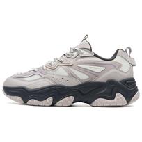 Xtep Volcano 2.0 Trendy Comfortable Wear-Resistant Sweat-Absorbing Low-Top Casual Shoes Women sneaker Gray White 975318320016-1 35
