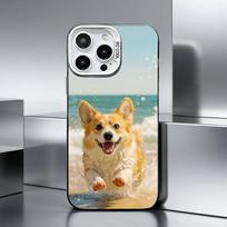 C-Corgi D-Dog    Phone Case For iPhone 17,16,15,14,13,12,11 Plus,Pro Max,XS,Colored silver phone case iPhone12