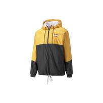 PUMA Mvp Windbreaker Drawstring hooded Woven Jacket Yellow Men's 532208-02 XL