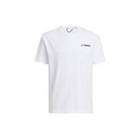 adidas Terrex U Trx Logo T Outdoor Sports Short Sleeve White T-Shirt Men's HM3548 XL