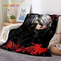 3D D-Devil May Cry DMC Game cartoon Soft Blankets,Keep Warm Throw Blanket Comfortable Blanket for Picnic Beds Sofa Home Bedroom 80x120cm(31x47inch)