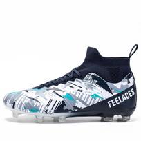 High Top Football Shoes Long Spikes High Quality Professional Training Football Shoes Broken Spikes Football Shoes 35