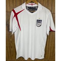 2006 World Cup Inge L long-sleeved jersey home court No. 7 Beckham 2002 short-sleeved retro football jersey S