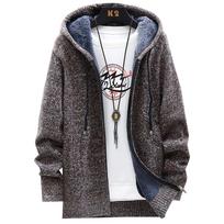 Mens Baggy Full Zip Sweater Coats Hooded Casual Warm Tops Plain Outwear Jackets M ruda