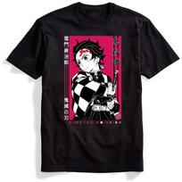 Plus Size Grunge Japanese Demon Slayer T Shirt Men Cute Anime Kimetsu No Yaiba Cool Hip S