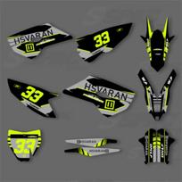 SPACE Motorcycle Graphics Decals Stickers for Husqvarna TC FC 2014 2015 TE FE 2014 2015 2016 Decals Stickers Kits