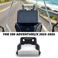 New 2025+ GPS Mount Holder For 390 Adventure/X Motorcycle Mobile Phone Bracket For 390ADV/X Headlight Protection Lens lamp Guard
