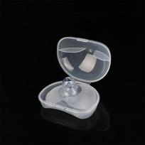 2pcs Silicone Nipple Protectors Feeding Mothers Nipple Shields Protection Cover Breastfeeding with Clear Carrying Case