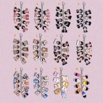 12pcs Stray Kids Multi-Charm Acrylic Keychain, Kpop Member Photo & Cartoon & SKZOO Character Dangling Charms, STAY Fans Collectible Bag Pendant 12pcs