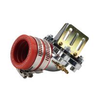 Motorcycle Carburetor Intake Manifold For Yamaha JOG 50 90 3KJ 4DM 1E40QMB Carb Parts High Flow Air Intake Enduro Motocross raudona