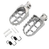 Motocross Foot Pegs Pedals For Suzuki Yamaha Honda XR50R CRF50 CRF70 CRF80 CRF100 Motorcycle Enduro DirtBike Modification Parts sidabras