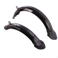 2 Pieces 14 Inch Bike Mudguard Folding Easy to Install Full Coverage Mud Guard for