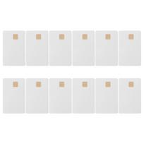 12Pcs Ic Card Rfid Cards Access Control System Smart PVC Blank Cards High Memory Capacity Programmable Identification China Mainland