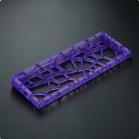 Tuščiaviduris mechaninės klaviatūros dėklas Korpusas Apvalkalas Dirželio prievadas Žaidimų entuziastams Violetinis purple