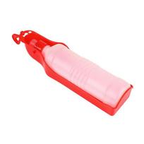 250 ml šuns vandens buteliukas, sulankstomas girdytuvas, plastikinis nešiojamas vandens buteliukas, augintiniams, lauko kelionėms, girdymo vandens tiektuvas dubenėlis šunims (as the picture,250ML)