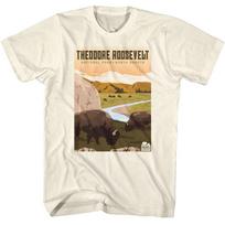 National Parks Theodore Roosevelt Park Natural Brands  Children's T-shirt 140